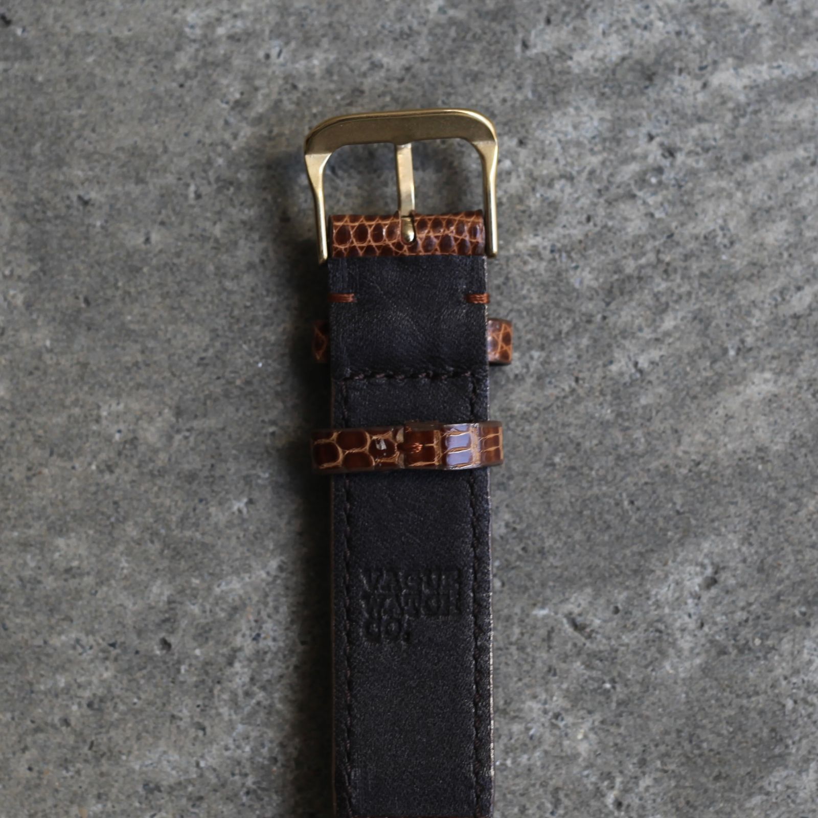 【お取り寄せ注文可能】Coussin Sophie Dress Lizard(WOMEN/GOLD×MOCHA)