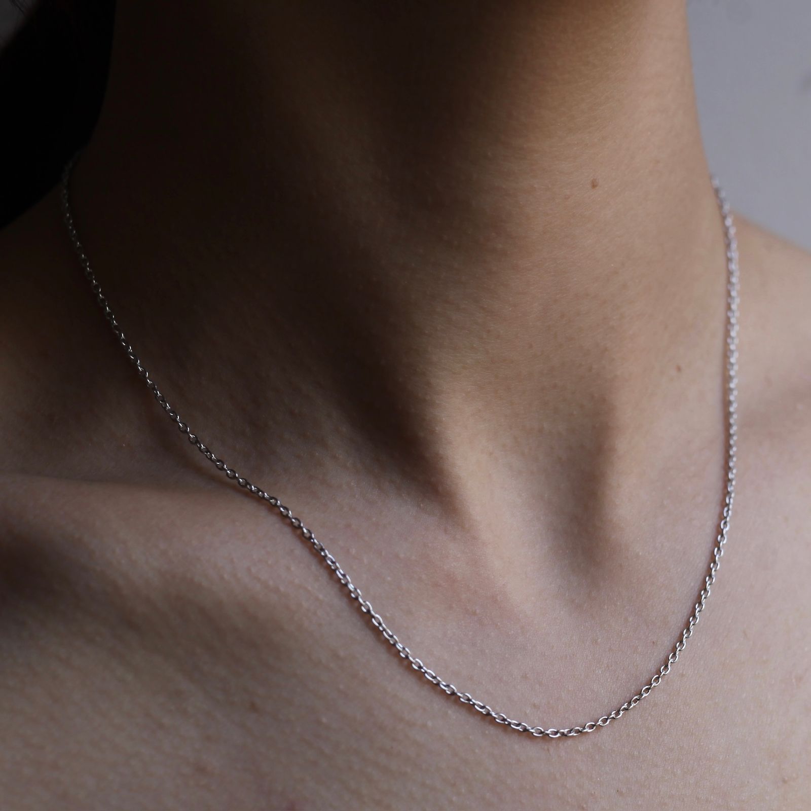 【残り一点】Narrow Chain Necklace(SILVER)