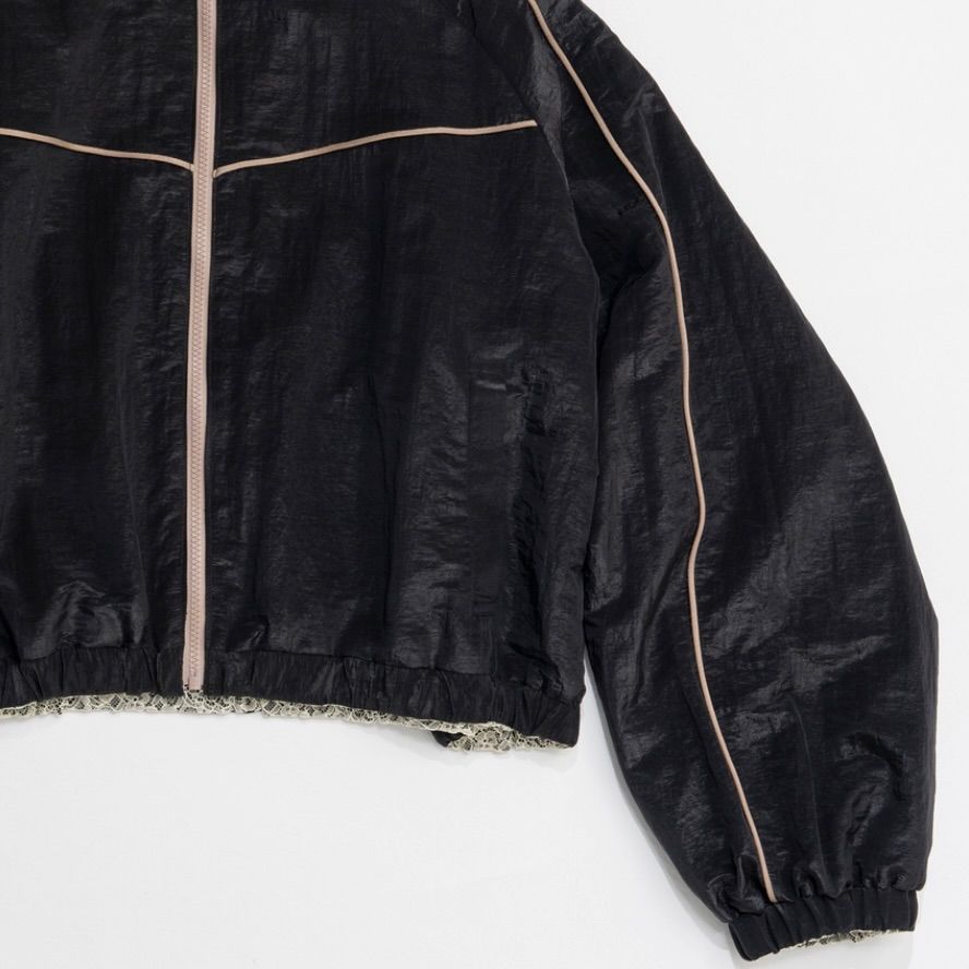 【残り一点】リバーシブルレースブルゾン