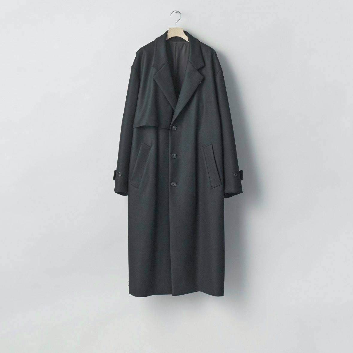 【残りわずか】Wool Melton Lay Chester Coat