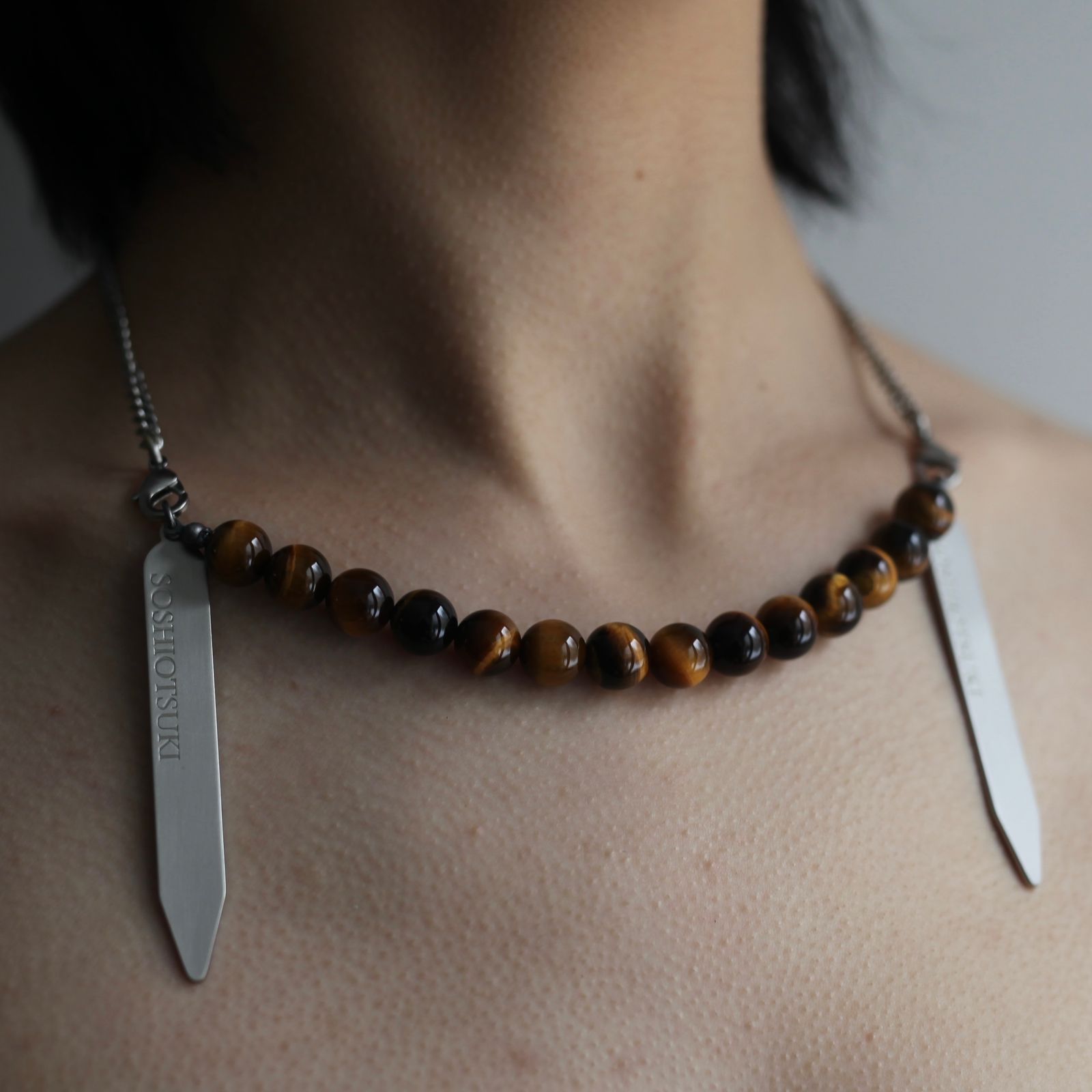 【残りわずか】Collar Stays Juzu(BROWN)