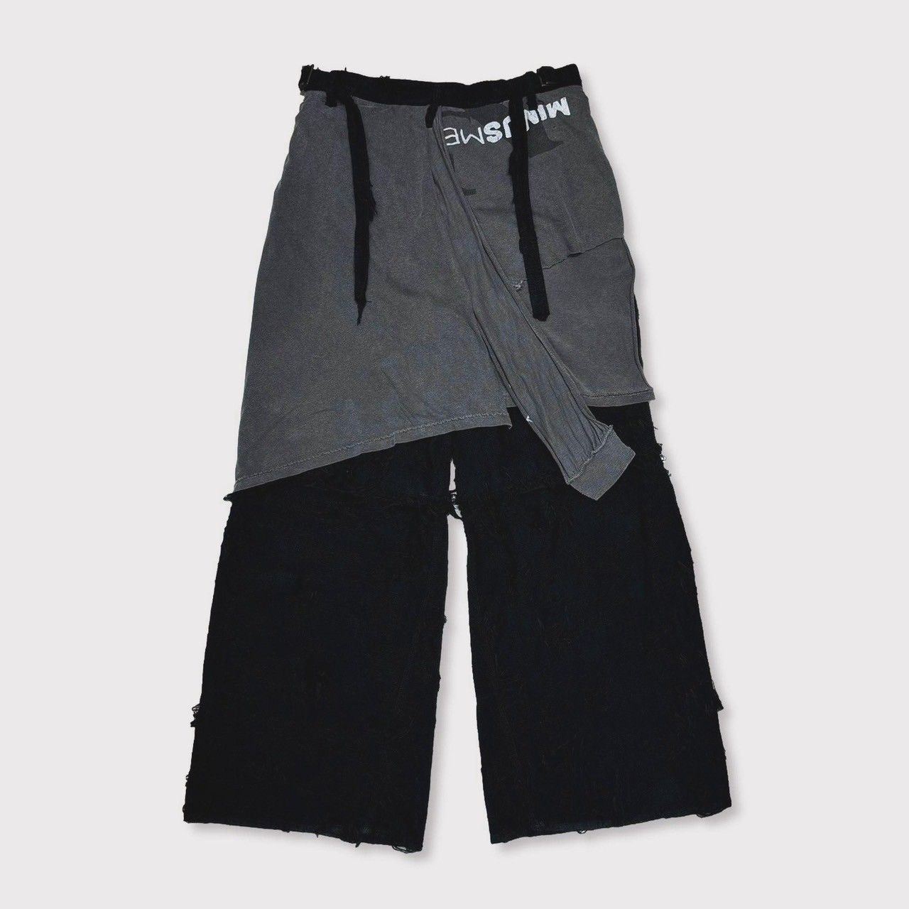 【残り一点】Twist Buggy Jean Boro Crust With Wrapped(NOIR)