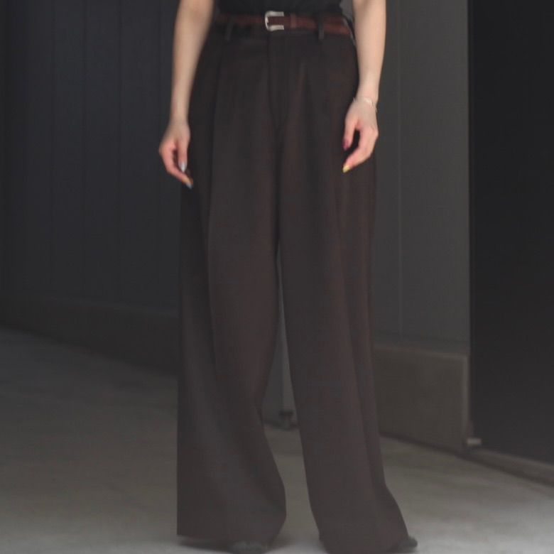 ssstein - 【残り一点】W/SI Satin Extra Wide Trousers