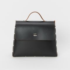 【次回入荷9月下旬予定】Assemble Hand Bag Flap_L(BLACK)