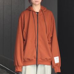 【残り一点】ジップアップ裏毛フーディー