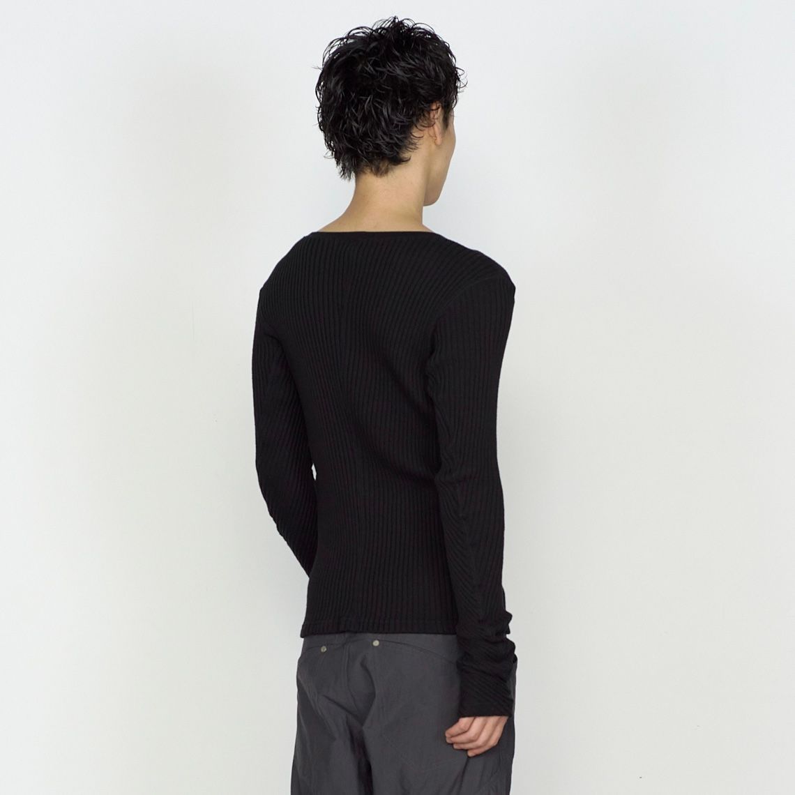 【残り一点】Ribbed Long Sleeve T-shirt
