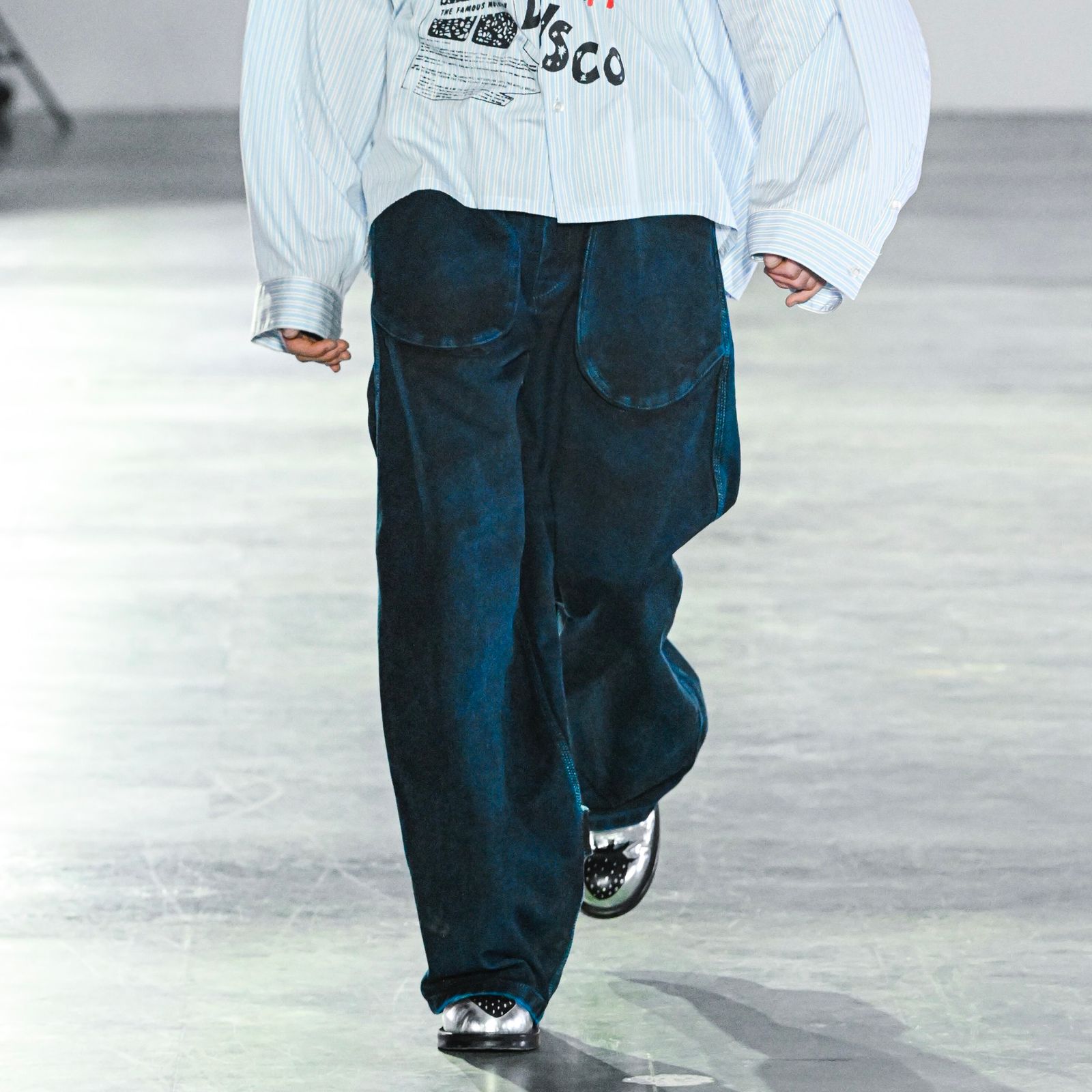 【残り一点】Black Stained Duck Pants