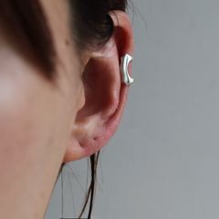 【お取り寄せ注文可能】Minimal Ethnos Ear Cuff(WHITE_片耳用)