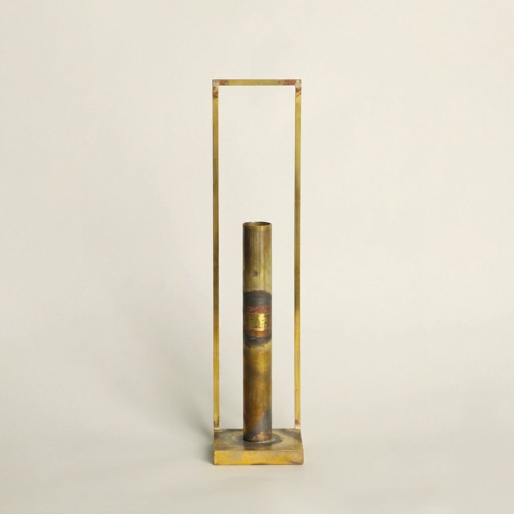 【お取り寄せ注文可能】Flame Cylinder Flower Vase