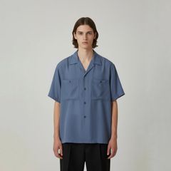 【残り一点】Cupro Open Collar Shirt