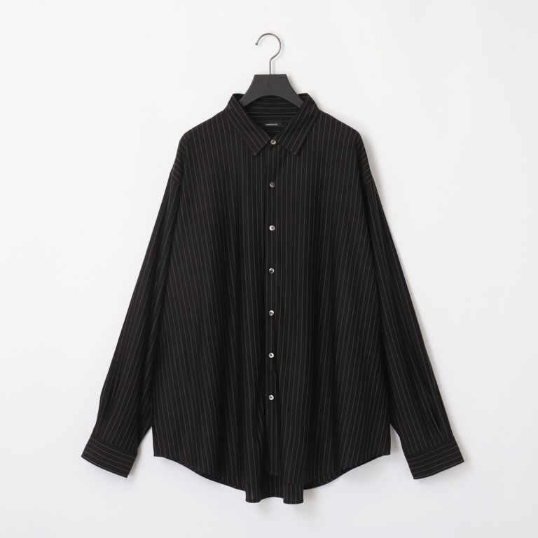 【残り一点】36G Silk Stripe Atmosphere LS Shirt