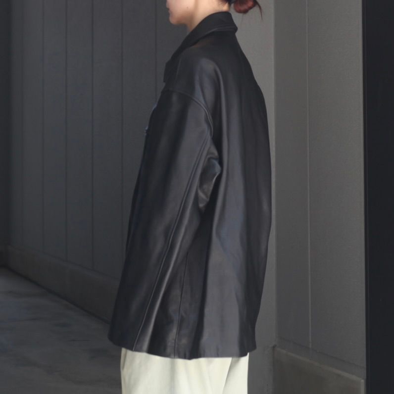 【残りわずか】Lambleather Car Jacket
