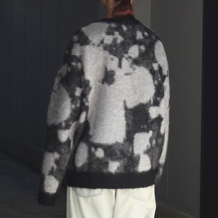 【残り一点】Kid Mohair Jacquard Sweater