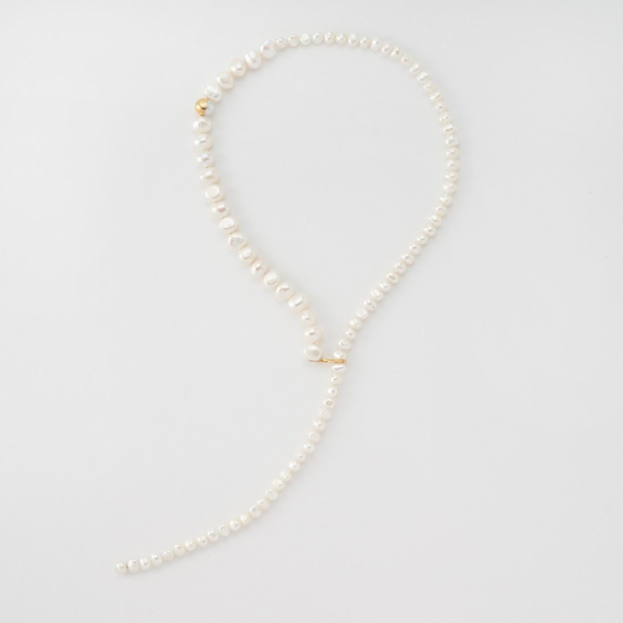 PREEK - 【お取り寄せ注文可能】Baroque Pearl Lariat Necklace