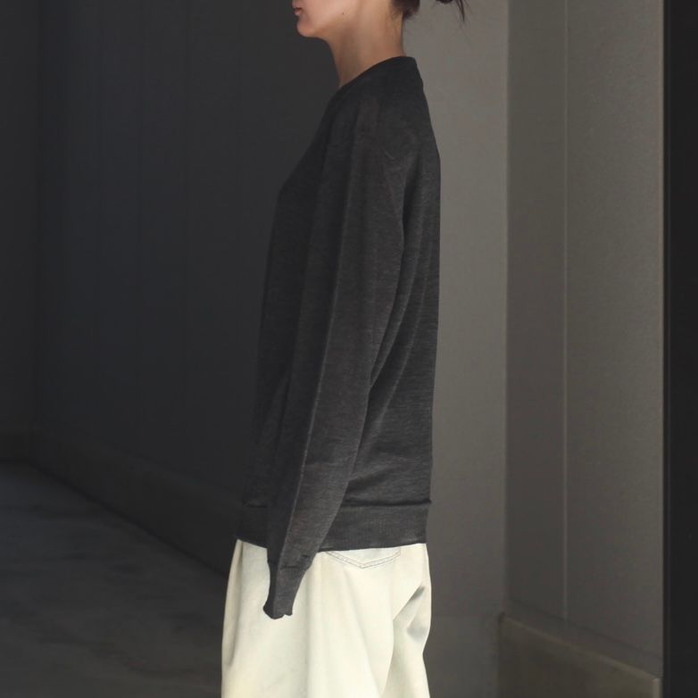 【残り一点】Wholegarment Wool Sheer P/O