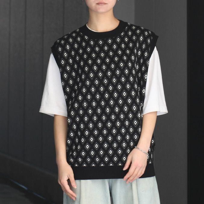 TTT MSW - 【残りわずか】Diamond Knit Polo Vest | ACRMTSM ONLINE STORE