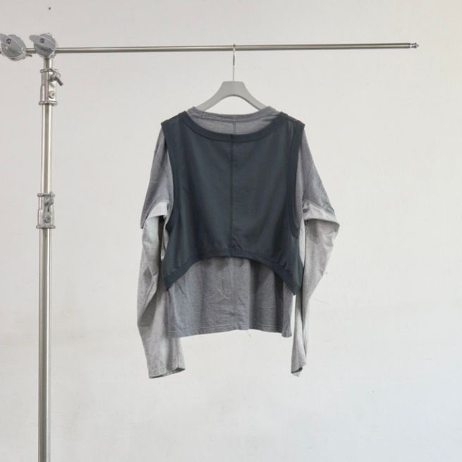 【残り一点】Panelled Multi Layerd T-Shirt