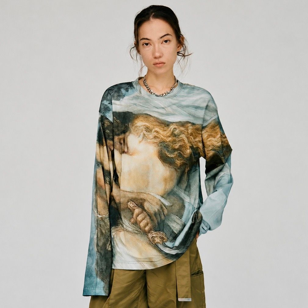 【残り一点】Mythology Print Long Sleeve Tee