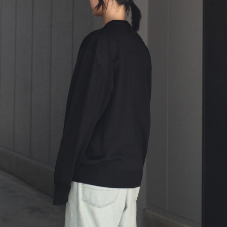 【残り一点】Wool Silk Knit Crew Neck LS