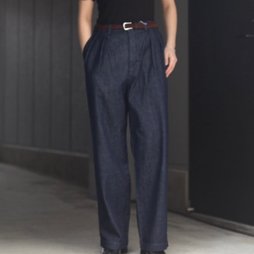 EVCON - 【残りわずか】2tuck Denim Trouser | ACRMTSM ONLINE