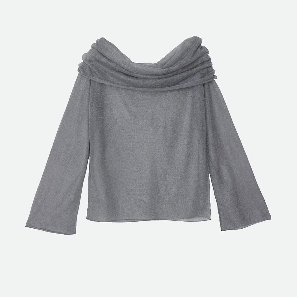 【残り一点】Sheer Off Shoulder Knit