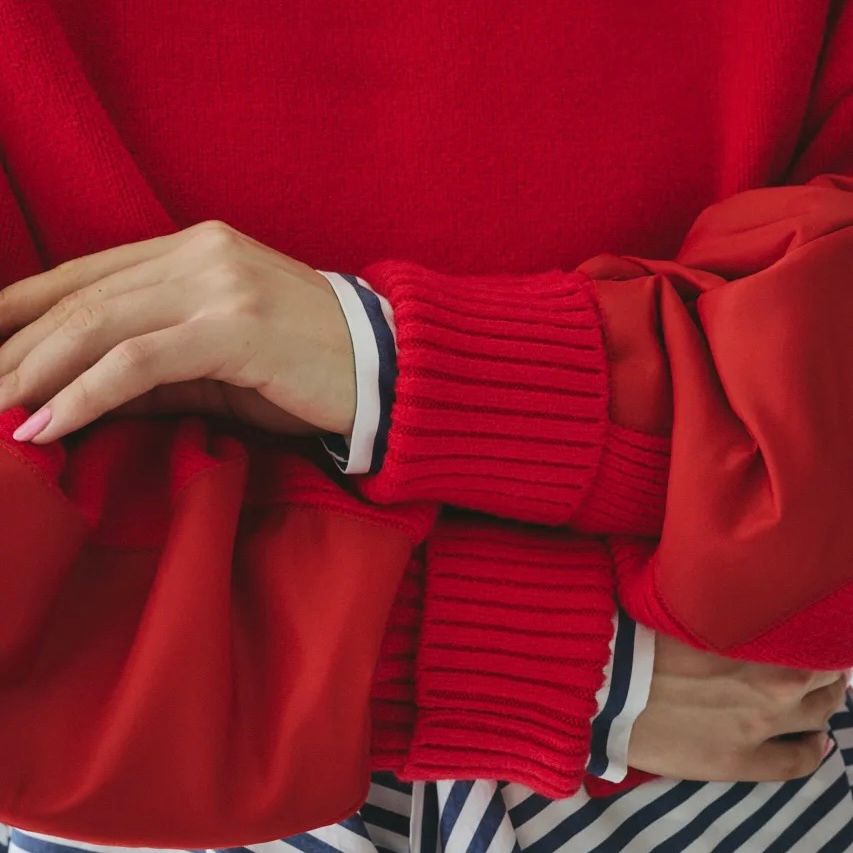 【残り一点】Asymmetrry Hem Knit Tops