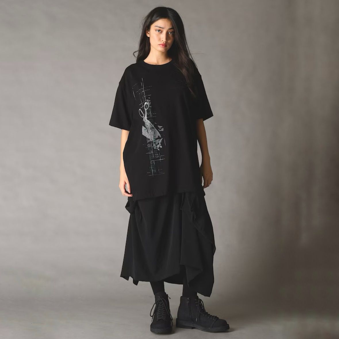 【残り一点】ハサミ柄カットソー