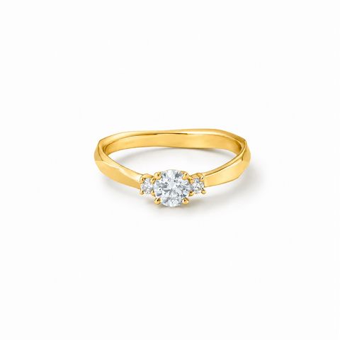 【お取り寄せ注文可能】Serene Ring(K18 YELLOW GOLD)