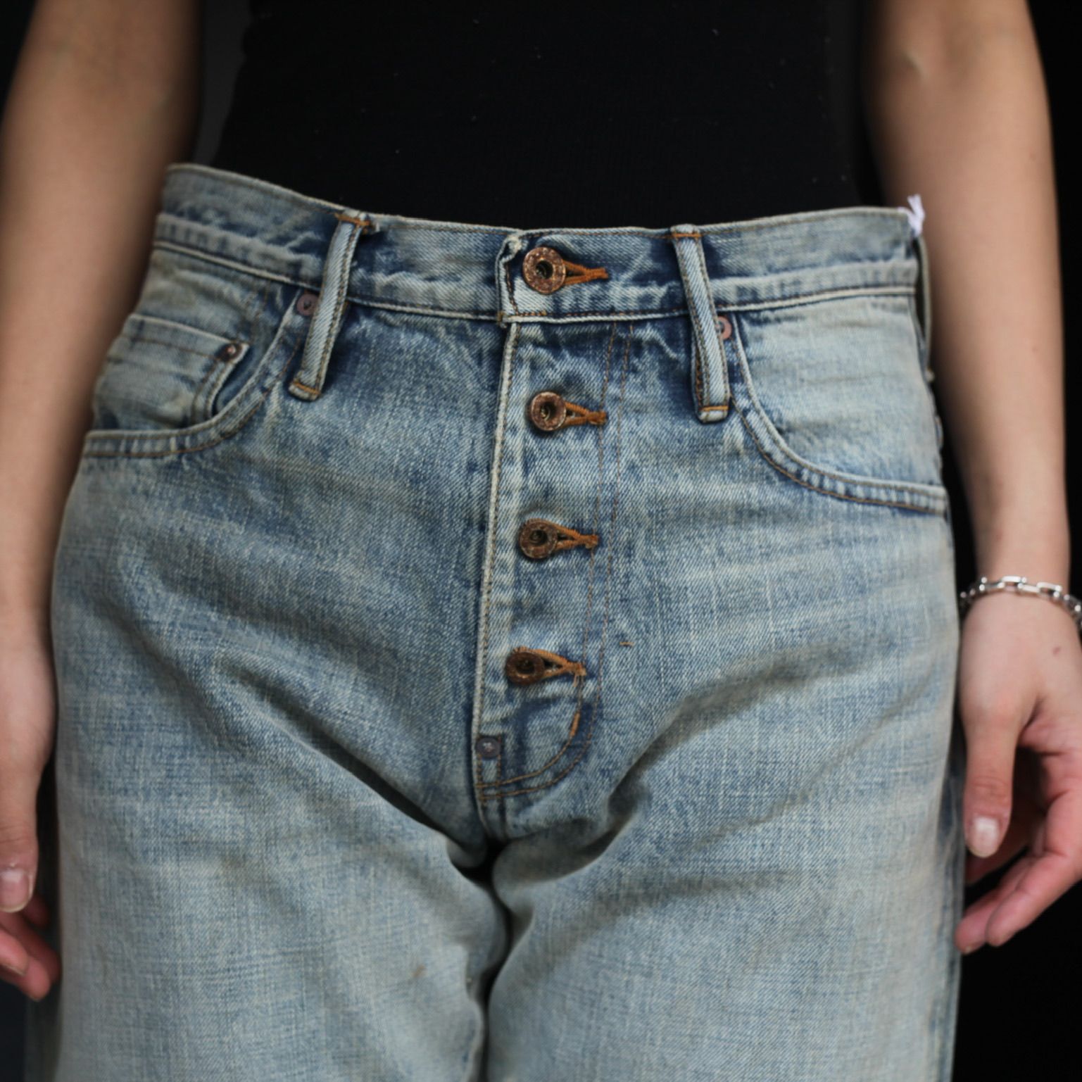 SUGARHILL - 【残りわずか】Type 502 Faded Denim Pants