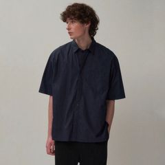 【残り一点】Suvin Broad Washed Half Sleeve Shirt