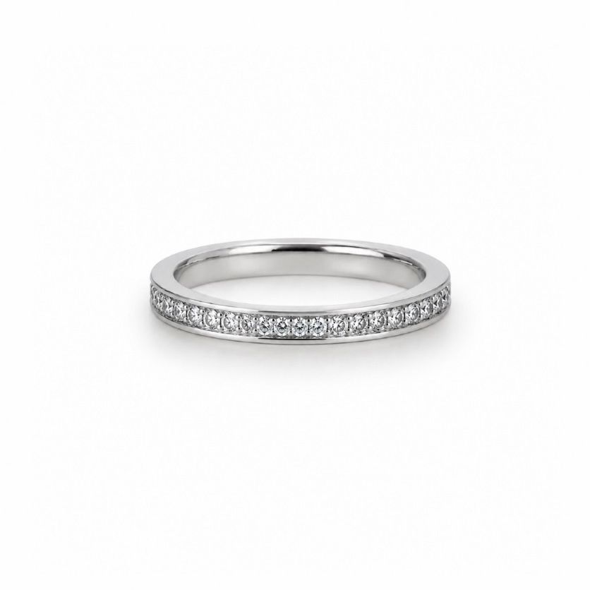 【お取り寄せ注文可能】Dia Lap Ring M(PLATINUM950)