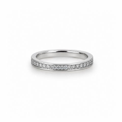 【お取り寄せ注文可能】Dia Lap Ring M(PLATINUM950)