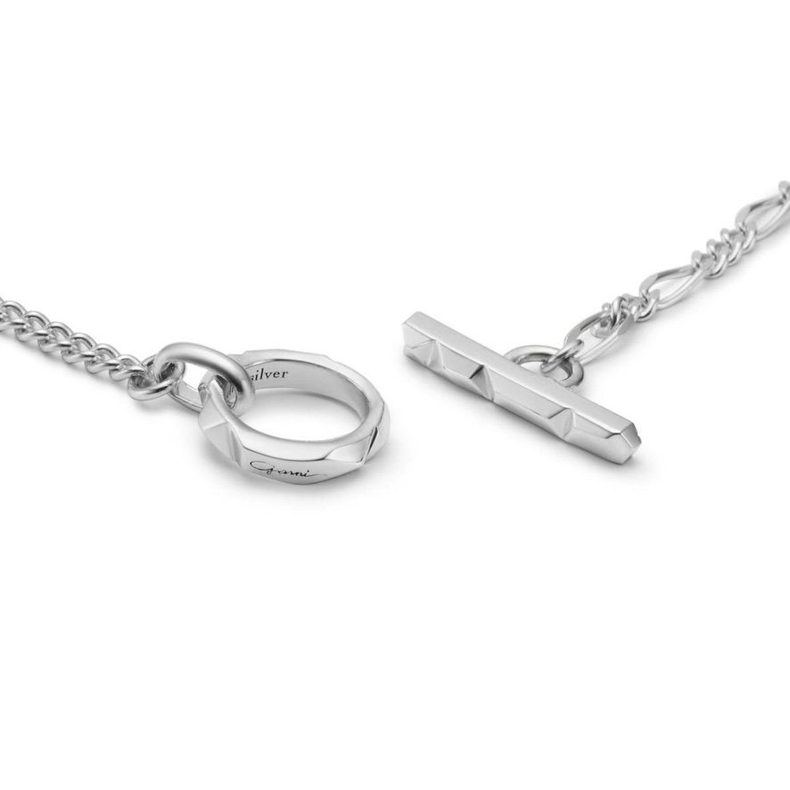 GARNI - 【残り一点】Clash Mix Chain Necklace(BLACK GARNI - 【残り一点】Clash Mix Chain Necklace(BLACK