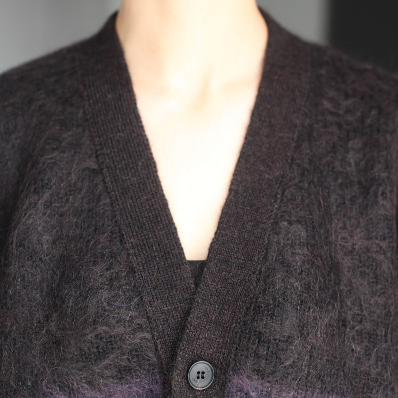 YOKE - 【残り一点】Mohair Border Cardigan | ACRMTSM ONLINE STORE