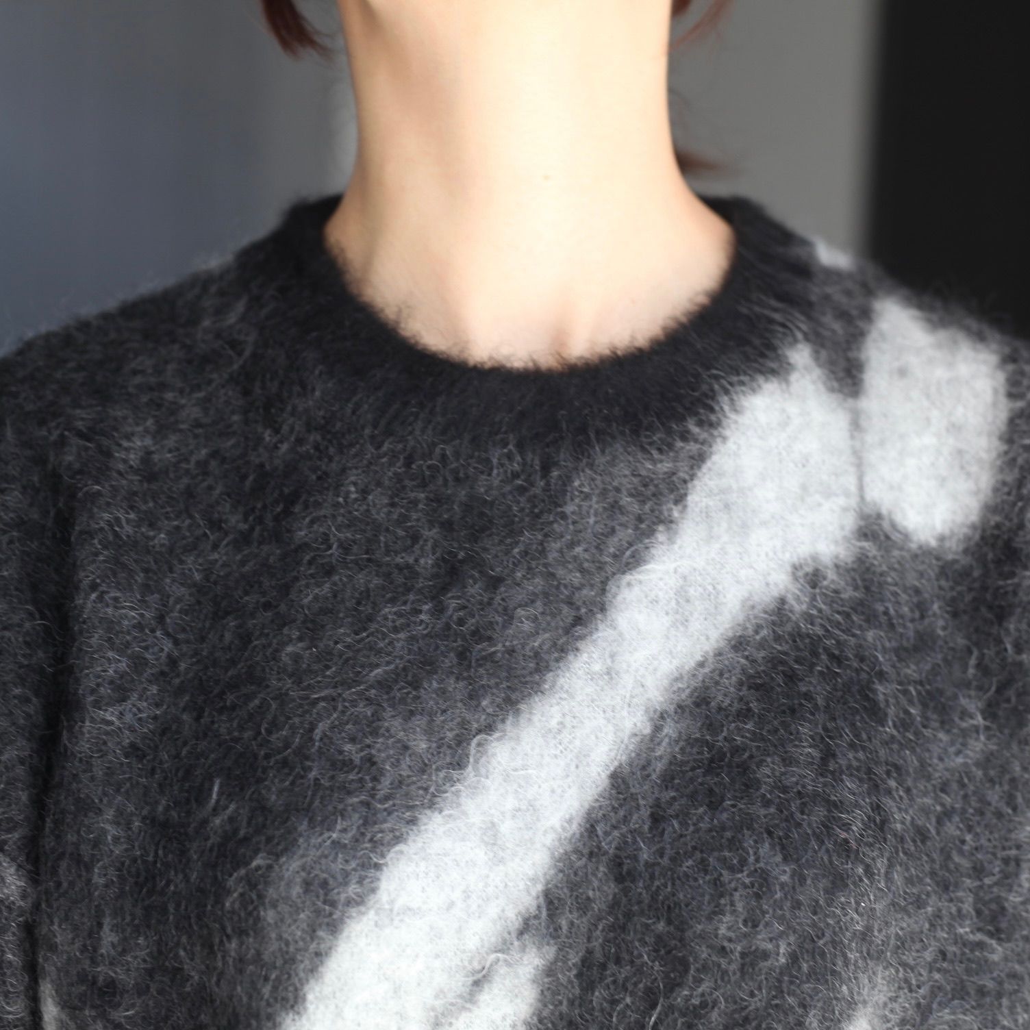 【残り一点】Kid Mohair Jacquard Sweater