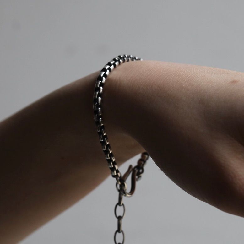 【お取り寄せ注文可能】Square Block Chain Bracelet