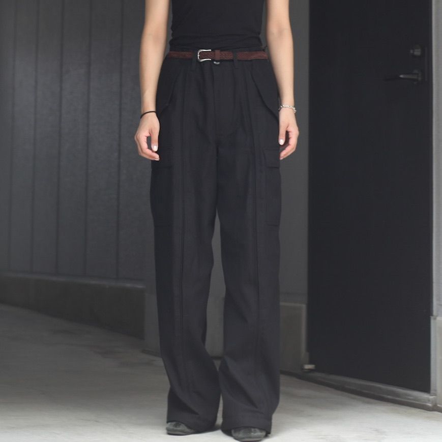 予約アイテム Call 22aw 3d semi flare pants セミフレア 変形