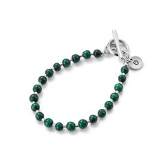 【お取り寄せ注文可能】Stone Ball Chain Bracelet(GREEN)