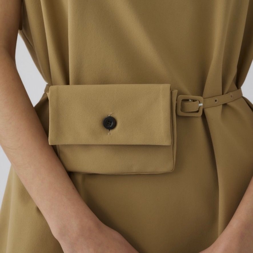 【残り一点】Pochette Belt Set Boat Neck OP