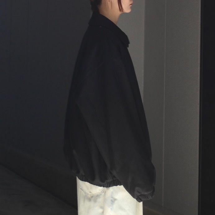【残りわずか】Melton Oversized Zip Jacket