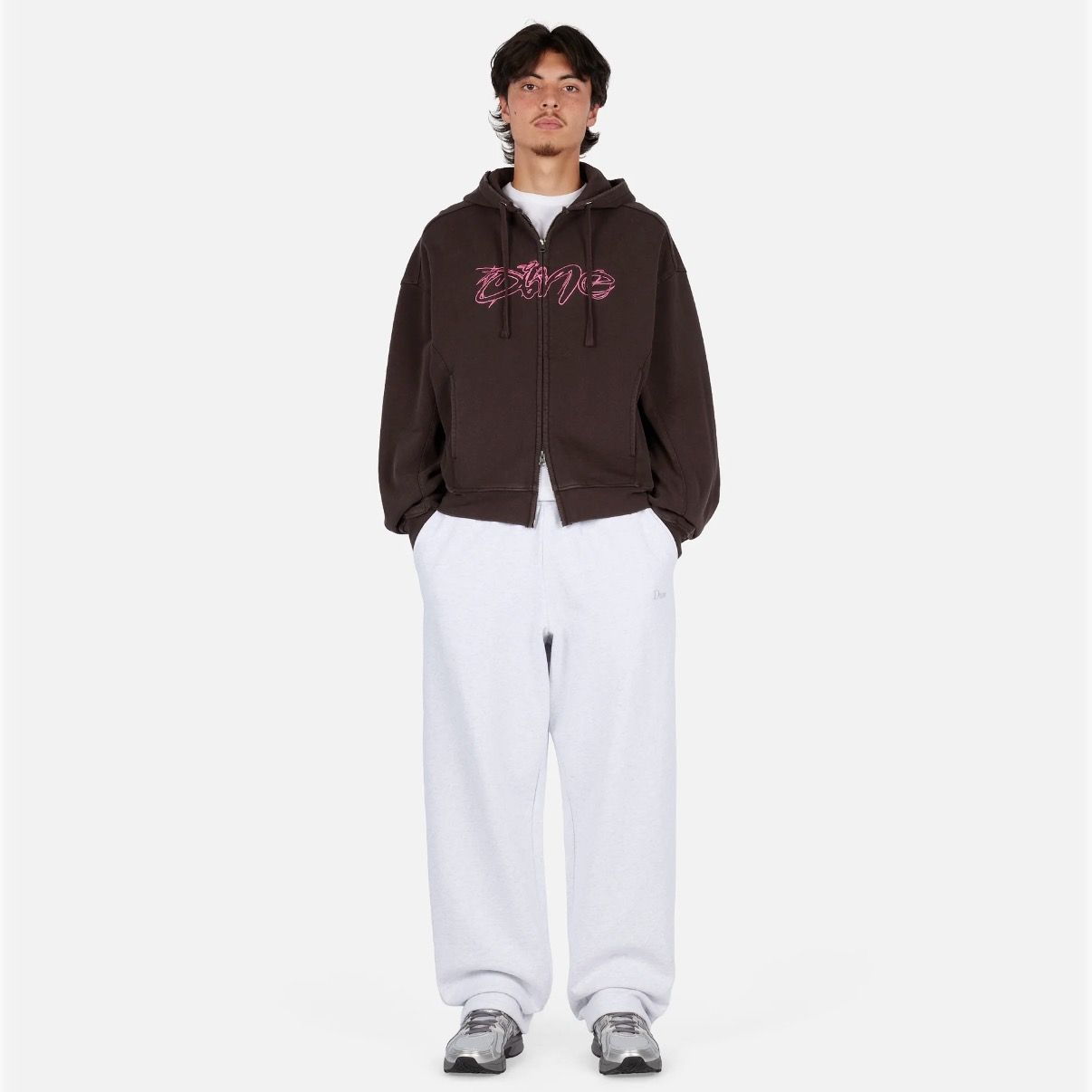【残り一点】Distressed Terry Zip Hoodie