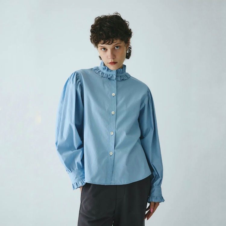 【残り一点】Frill Neck Shirt