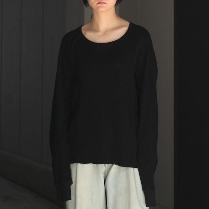 【残りわずか】Waffle Thermal Long Sleeve T-shirt