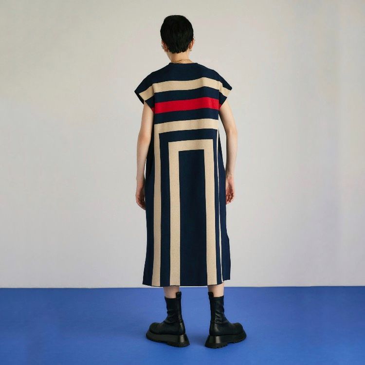 【残り一点】Square Knit One Piece