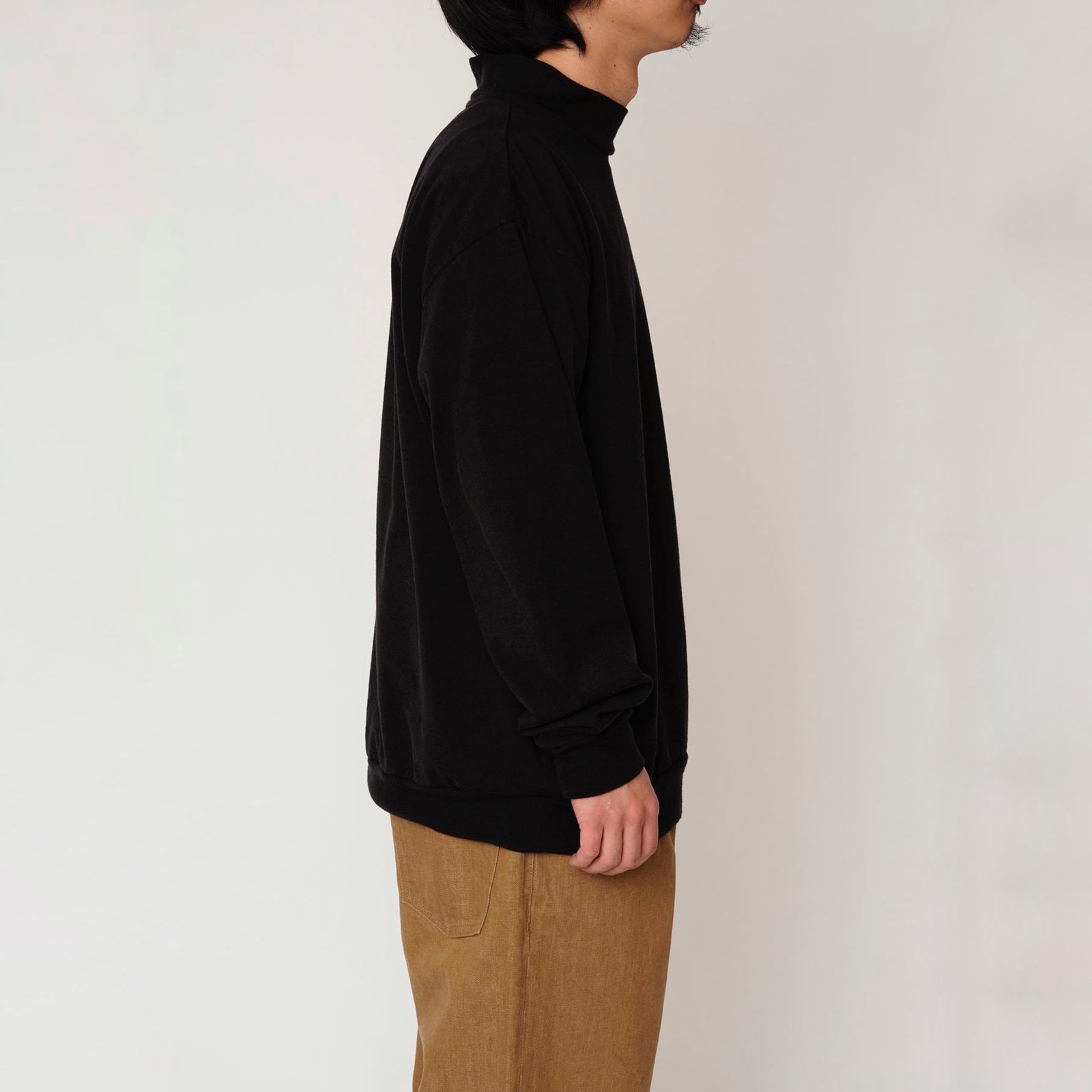 【残り一点】Wool Mock Neck Sweat Shirt