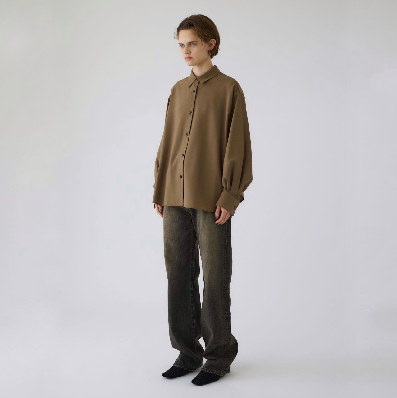 【残り一点】Round Cuff Blouse
