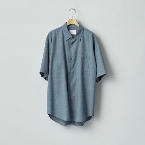 【残り一点】Extra Fine Wool Oversized S/S Shirt