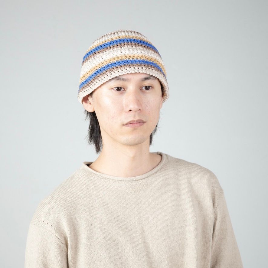【残り一点】Multi Border Knit Hat