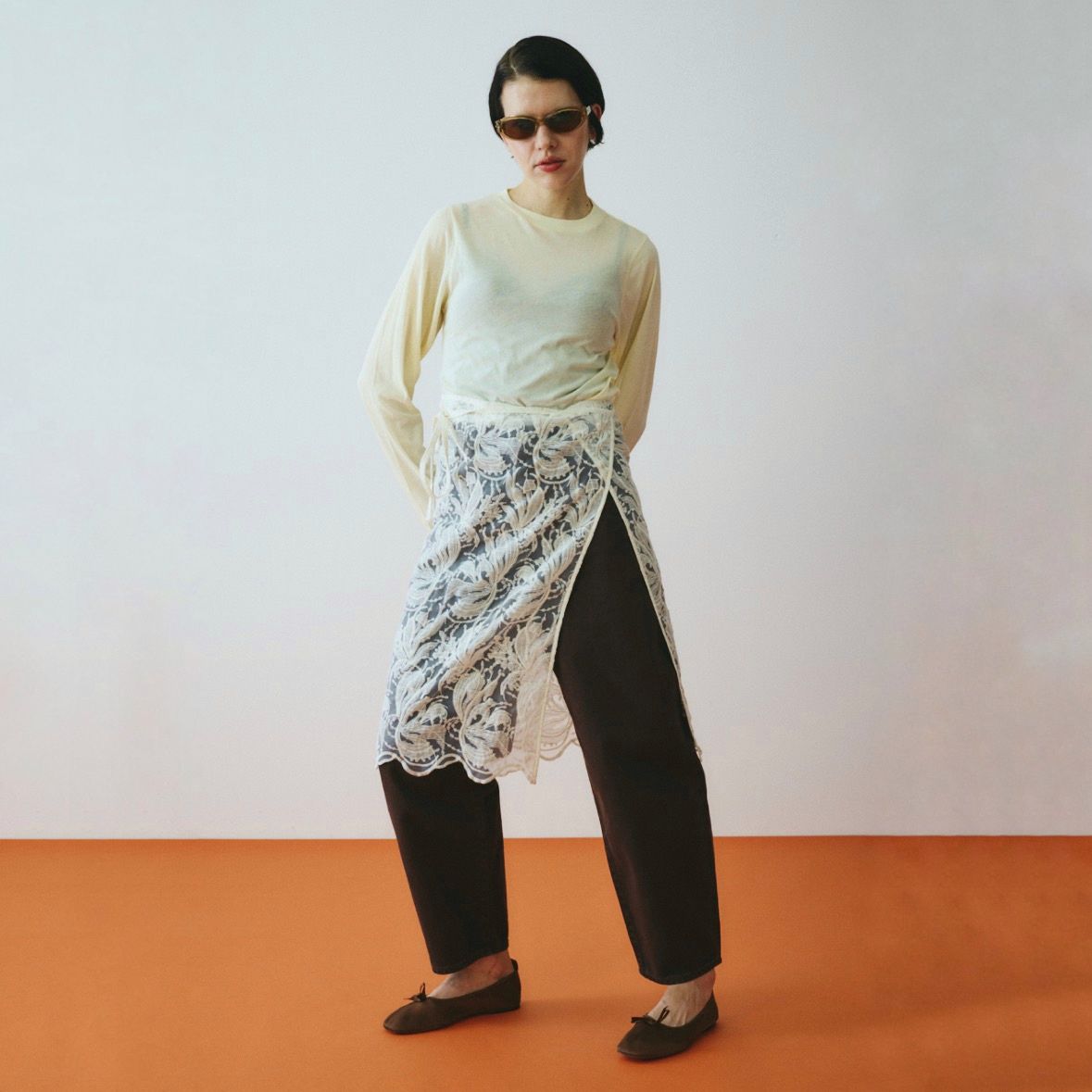 【残り一点】Lace Wrap Skirt