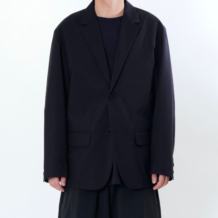 UNIVERSAL PRODUCTS WOOL 2B JACKET ネイビー